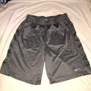 Silver nike basketball shorts